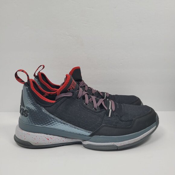 Adidas Damian Dame Lillard Men's Black Blue Basketball Shoes S85492 US Size 12 - Picture 1 of 8